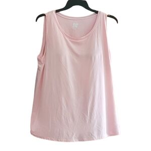 🌻 32° COOL - XXL Light Pink Sleeveless Blouse With Breast Support